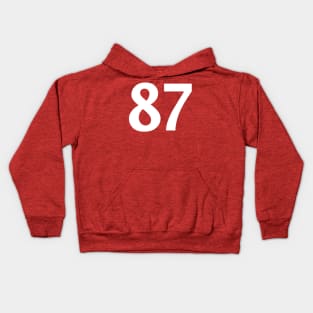 Chiefs Number 87 Kids Hoodie